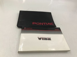 2003 Pontiac Vibe Owners Manual Set with Case OEM J03B31009 - $19.79