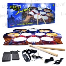 MUKIKIM Rock and Roll It – Drum Live Roll Up Portable Drum Set for Kids ... - $79.19