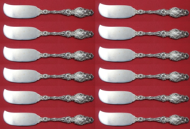 Lily by Whiting Sterling Silver Butter Spreader flat handle Set 12pc - €929,07 EUR