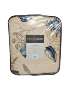 Madison Park Daybed Cover Set Quilting 75"x39" Seashell Blue Reversible - $50.00