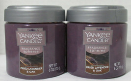 Yankee Candle Fragrance Spheres Neutralizing Beads Lot 2 DRIED LAVENDER &amp; OAK - £20.89 GBP