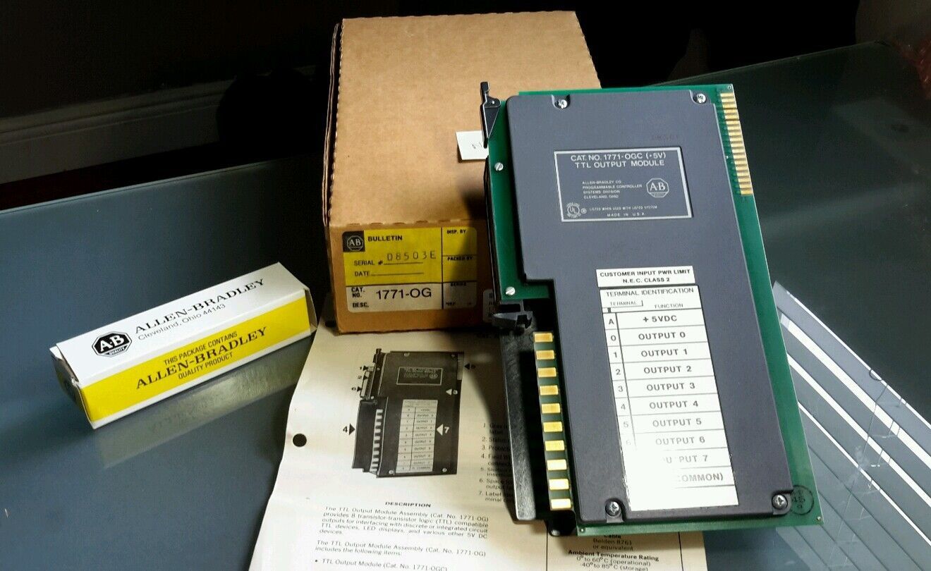 ALLEN BRADLEY 1771-OGC TTL OUTPUT MODULE PROGRAMMABLE CONTROLLER NEW $199 - $118.73