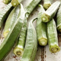 150 Seeds Clemson Spineless Okra Swift Heirloom Seeds Ideal For Quick Gardens - £6.59 GBP