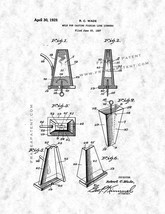 Mold for Casting Fishing-line Sinkers Patent Print - Gunmetal - £6.35 GBP+