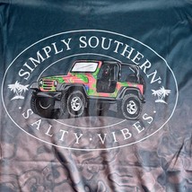 Simply Southern Salty Vibes Rash Guard Unisex Long Sleeve T-shirt Size L... - £17.37 GBP