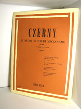 Czerny Score 30 New Mechanism Studios Op 849 Piano Memories E.R. 363-
sh... - $6.29