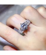 3 Carat 925 Sterling Silver Moissanite Ring - $131.92