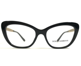Dolce &amp; Gabbana Eyeglasses Frames DG3275-B 501 Black Gold Crystals 52-17-140 - £88.74 GBP