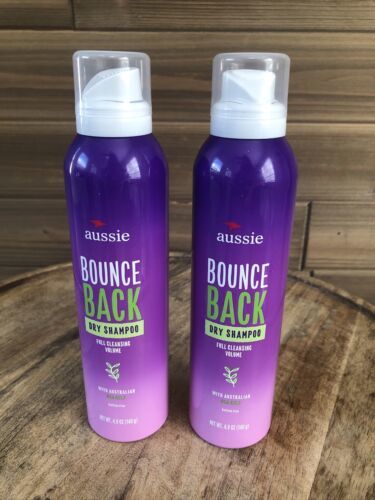 2 Aussie Bounce Back Dry Shampoo Full Cleansing Volume Australian Sea Kelp 4.9oz - $20.53