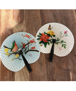 2 Vintage Folding Hand Fan •  People&#39;s Republic of China • Collectible 1... - $15.60 CAD