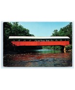 Lower Humbert Covered Bridge Near Kingwood PA Vintage Postcard - $9.83 CAD