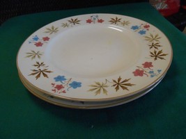 Great Collectible FRANCISCAN Color Seal Dinnerware Set of 2 DINNER Plates - £6.97 GBP