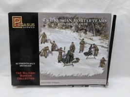 Pegasus Hobbies WWII Russian Mortar Teams In Greatcoats 1/72 Scale Miniatures - £28.37 GBP