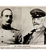 German Chancellors Hollweg Maximilian 1919 WW1 World War 1 Military Prin... - $570.99 MXN