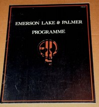 Emerson Lake &amp; Palmer Concert Tour Program Vintage 1977 North American Tour - £47.94 GBP