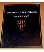 Emerson Lake &amp; Palmer Concert Tour Program Vintage 1977 North American Tour - £47.54 GBP