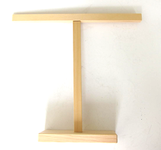 Japanese Wood Doll Stand for your Handsewn Cotton Doll Kimono  - $11.83