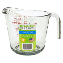 Kitchen Classics Glass Measure Jug - 4 Cup/1L - £36.45 GBP