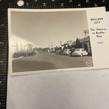 RPPC Boulder Colorado Black And White Main Street Cars F5620 Unposted - £7.07 GBP