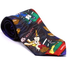 Surrey Polyester Tie Wile E Coyote Sylvester Pepe Le Pew Football 58&quot; Cosplay  - £12.50 GBP