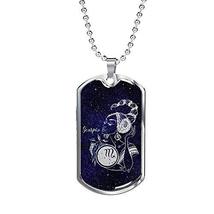 Express Your Love Gifts Scorpio Necklace Constellation Night Sky Engraved 18k Go - £55.35 GBP