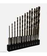 Pro High Quality 13pc Hex Shank Quick change Cobalt Drill Bit Set Multi ... - $330.01 MXN