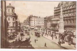 United Kingdom UK Postcard London The Strand &amp; Charing Cross LESCO - £4.46 GBP