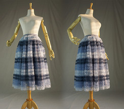 Gray Layered Tutu Skirt Outfit Custom Plus Size Ballerina Midi Skirt image 2