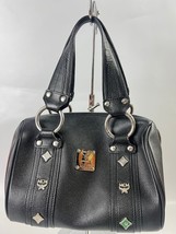 MCM Mini Boston Bag Black 9x5x6 - $4,573.01 MXN