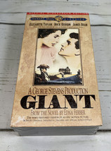 Giant VHS from 1996 2-Tape Set SEALED NEW James Dean Elizabeth Taylor - £3.38 GBP