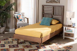 Coronado Walnut Brown Twin Size Platform Bed - $377.00