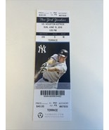 2010 New York Yankees Houston Astros 6/13 Full  Ticket Robinson Cano HR ... - €17,28 EUR