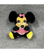VTG Walt Disney Production 10” Minnie Mouse Plush Sitting Doll Stuffed T... - £14.50 GBP