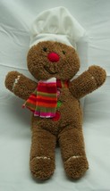 Russ Cute Soft Gingerbread Man 13&quot; Plush Stuffed Animal Toy - £15.48 GBP