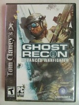 Tom Clancy&#39;s Ghost Recon Advanced Warfighter Pc CD-ROM Software 4 Discs Ubisoft - £6.91 GBP
