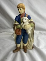 Christmas Nativity Vintage 1997 Holiday Lane Replacement Porcelain Boy S... - $16.00