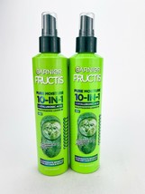 Garnier Fructis Pure Moisture 10 in 1 Multitasking Leave In Spray 8.1oz Lot of 2 - £12.79 GBP