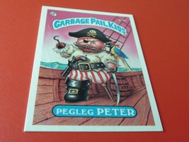 Vintage 1985 Topps Pegleg Peter Garbage Pail Kids #61b Sticker SERIE3 Mint+ - £86.90 GBP