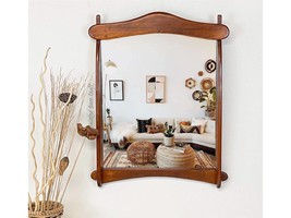 Vintage MCM Danish Mid Century Modern Mirror Entryway Bedroom Bathroom - £347.71 GBP