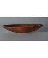 Antique Wooden Wood Dough Bowl Trencher 19 x 11 American 19thc Country F... - $173.11