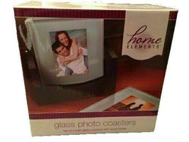 Home Elements Glass Photo Coaster - £18.14 GBP