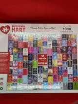 Puzzles with HART &quot;Keep Calm Puzzle On&quot; 1000 Piece Puzzle 24&quot; x 30&quot; - £11.32 GBP