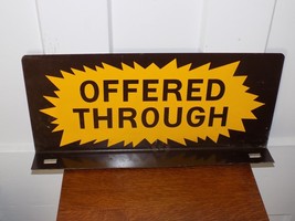 Offered Through Metal Double Sided Flange Store Sign - $1,014.94 MXN