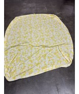 St. Marys No Iron Muslin Full Fitted Vintage Yellow Flowers Sheet Fits 5... - $20.49