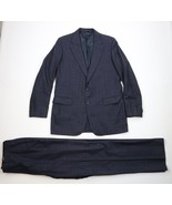 Vtg 70s Streetwear Mens 44L 2 Piece Wool Suit Bell Bottoms Plaid USA Pan... - $2,817.43 MXN