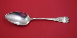 Victoria #80 by Wood &amp; Hughes Sterling Silver Serving Spoon 8 1/8&quot; - £102.08 GBP