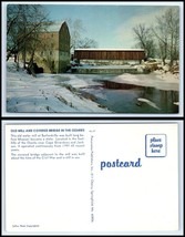 MISSOURI Postcard - Burfordsville, Mill &amp; Covered Bridge &quot;2&quot; P42 - £3.10 GBP