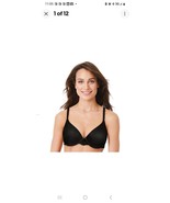 Bali One Smooth U Dreamwire Full-Figure Underwire Bra DF6580 Black 34C NWT - €29,64 EUR