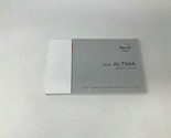 2007 Nissan Altima Owners Manual Handbook OEM J02B38011 - $26.99