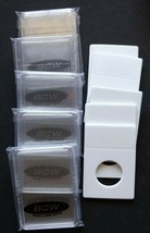 (5) BCW Quarter Coin Display Slab With Foam Insert - White - Coin - £5.58 GBP